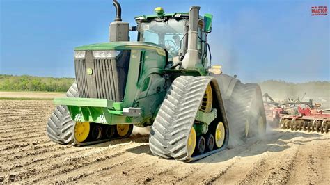 John Deere 9rx 640 Tractor Working On Spring Tillage Youtube