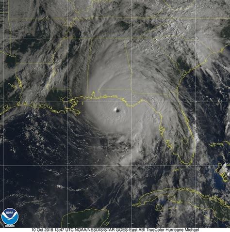 Hurricane Michael Monstrous Cat 4 Storm 50 Miles From Land