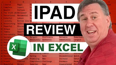 Excel MrExcel Review Of Excel For IPad Podcast 1874 YouTube