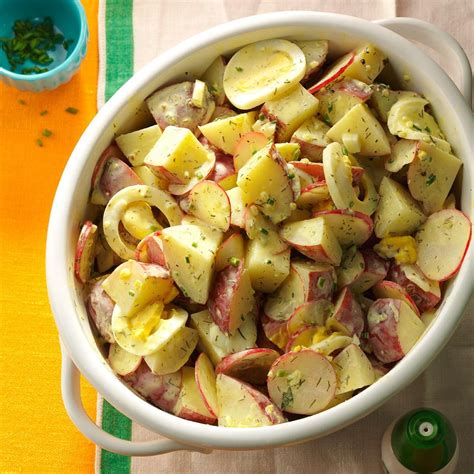 Tangy Potato Salad With Radishes Recipe How To Make It Taste Of Home
