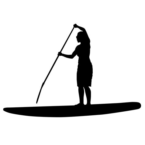 Paddleboarding Vector Eps Download Free Vectors Clipart Graphics