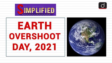 Earth Overshoot Day 2021 Simplified Youtube