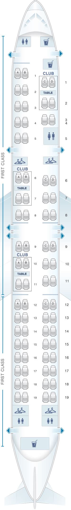 Seat Map Delta Air Lines Boeing B757 200 75c Seatmaestro