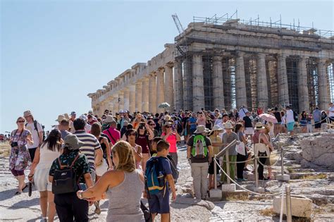 Athens Parthenon Tourists Violeta Matei Inspiration For Independent