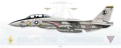 F 14a Tomcat Vf 142 Ghostriders Print From Deployment Productions