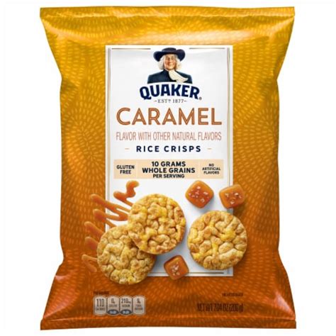 Quaker Rice Cakes Caramel Corn Flavor Snacks Big Bag 704 Oz Harris