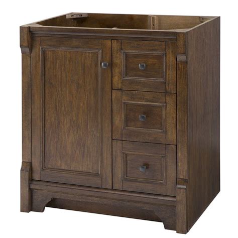 What is the cheapest option available within bathroom vanities without tops? Home Decorators Collection Creedmoor 36 in. W Bath Vanity ...