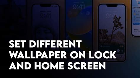 How To Set Different Wallpaper On Lock And Home Screen Of Ios