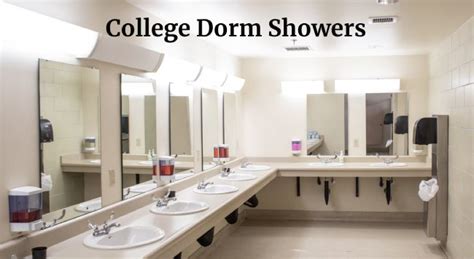College Dorm Showers Etiquette Education Buffer