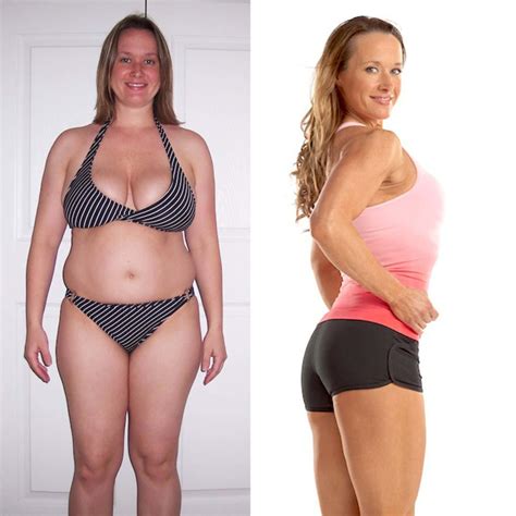Month Body Transformation Realistic Before After Female Weight Loss