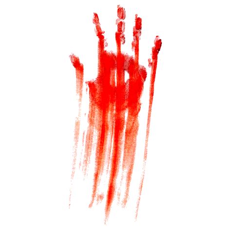 Bloody Hand Print Png Free Logo Image Images
