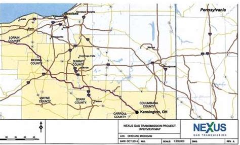 Wksu News The Nexus Pipelines Path Through Northeast Ohio Raises