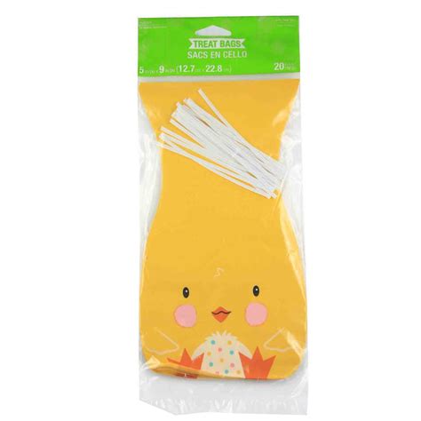 Easter Chick Treat Bags With Ties Country Kitchen Sweetart