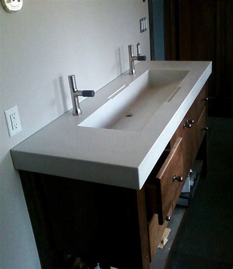 Hand Crafted Custom Concrete Sinks By Masonry And Metal Lp