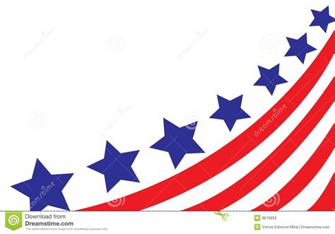 Usa Flag In Style Vector Stock Vector Illustration Of Patriot 9676833
