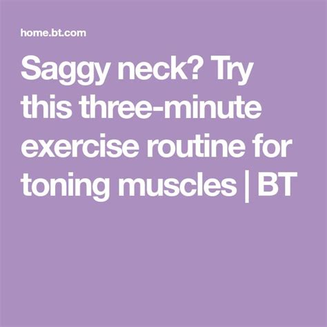 Bt Saggy Neck Workout Routine Neck Exercises