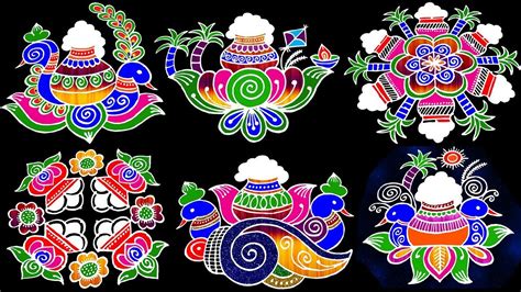 The latest and newest kolam are invariably added at the top and this collection of kolam can be drawn for simple pongal kolam or sankranti muggulu designs with dots or for new year rangoli designs too. Pongal Pulli Kolam 2020 / Kolam Designs Rangoli For Pongal ...