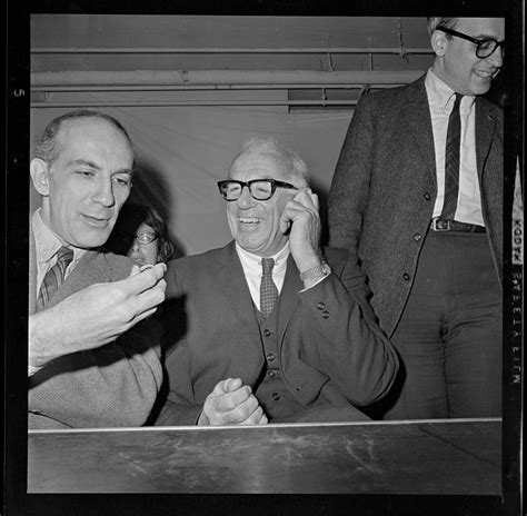 Mitchell Goodman And Dr Benjamin Spock At Boston Five Press