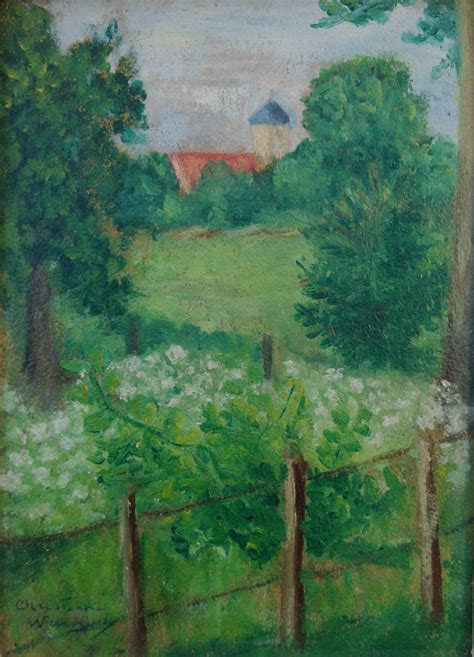 Reports to all three major credit bureaus. Spring, White Flowers In The Garden French Antique Exhibited Oil, 1954, Woman Artist Christiane ...