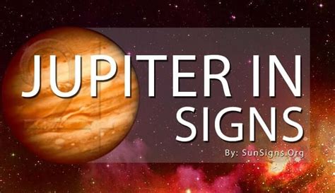 Jupiter In Signs Symbolism And Meanings Sun Signs