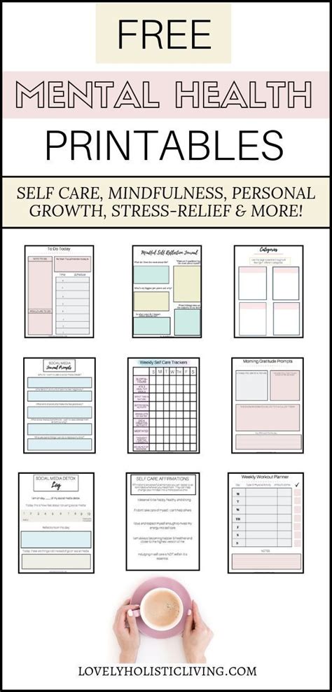 Free Printable Mental Health Journal Template