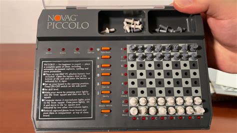 Novag Piccolo Model 851 Electronic Travel Chess Computer ♟️ Gadgetify
