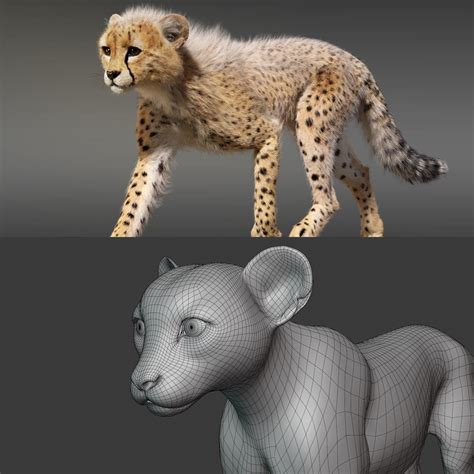 We Added Realistic Fur To The Model Again Rblender