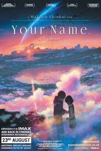 Complete list of 2016 movies that were in theaters. Your Name - Japanese with English Subtitles Film Times and ...