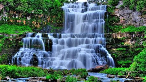 Relaxing The Most Beautiful Waterfall Nature Nature Waterfall