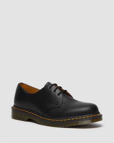 1461 Yellow Stitch Leather Oxford Shoes Dr Martens
