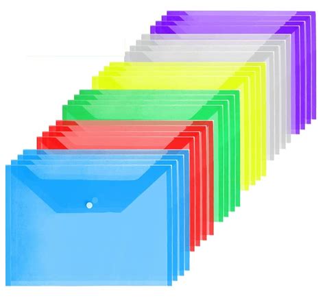 Buy A4 Plastic Wallets Folders A4 Document Folder Wallet Popper