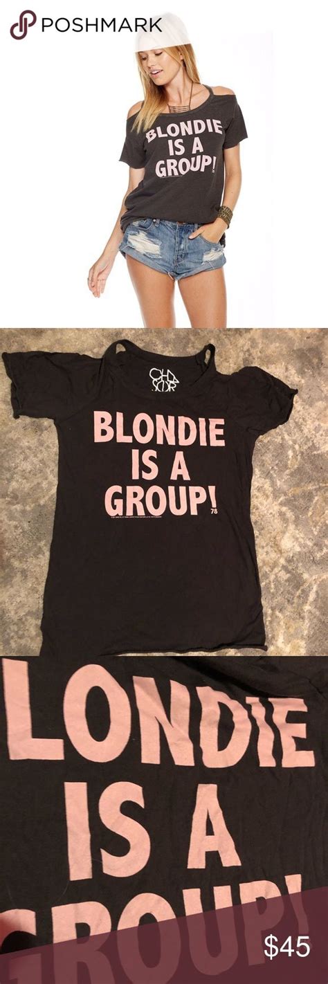 Chaser Blondie Is A Group Cold Shoulder Tee Cold Shoulder Tee Tees