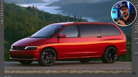 Digitally revived 1996 dodge caravan seems ready for the v8 srt hellcat