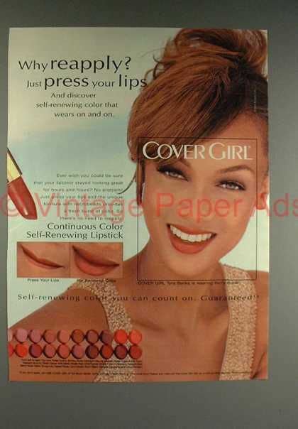 Tyra Banks Covergirl Lipstick Colors Tyra Banks
