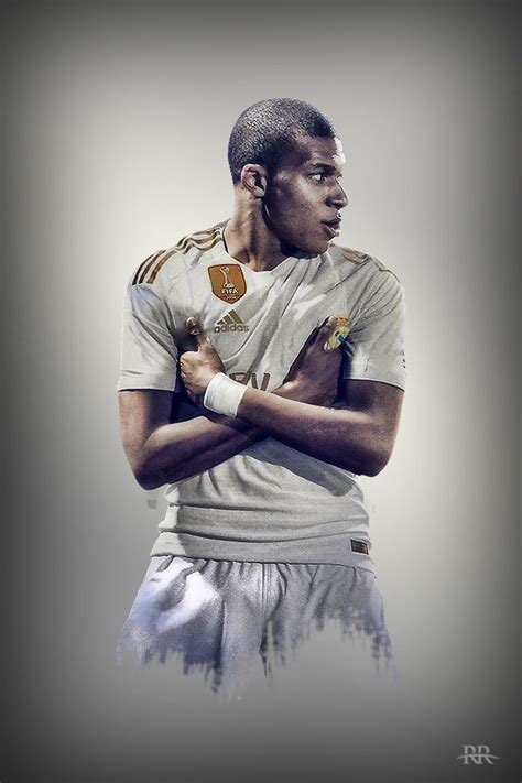 Mbappe Real Madrid Image Aesthetic Noir Et Blanc