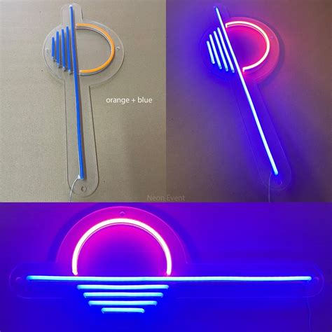 Sun Neon Sign Led Neon Sign Wall Decor Wall Sign Sunset Etsy