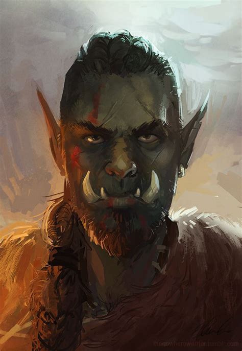 My New Half Orc Barbarian Boy For A New Campaign Fantasy Character