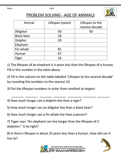 2nd Grade Math Word Problems Worksheets Samples