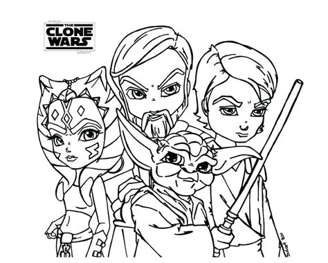 Star Wars Ahsoka Coloring Pages at GetColorings.com | Free printable