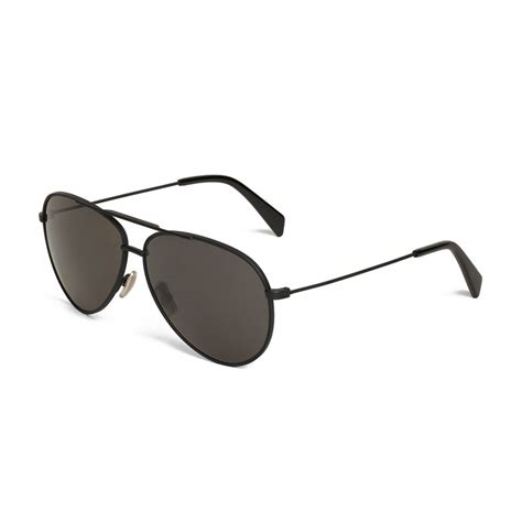 Céline Aviator Sunglasses In Metal 01 Black Sunglasses Céline Eyewear Avvenice