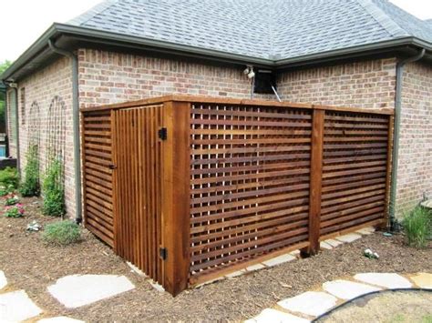 Browse 224 hide pool equipment on houzz. lattice effect fence | Pool equipment cover, Pool equipment enclosure, Pool equipment