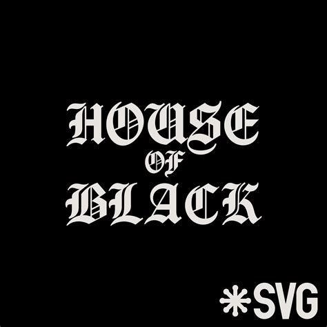 House Of Black Logo Svg By Hellmen45 On Deviantart