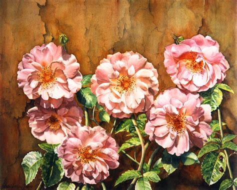 Flower And Rose Paintings In Watercolor And Oil Fine Art Susan Harrison