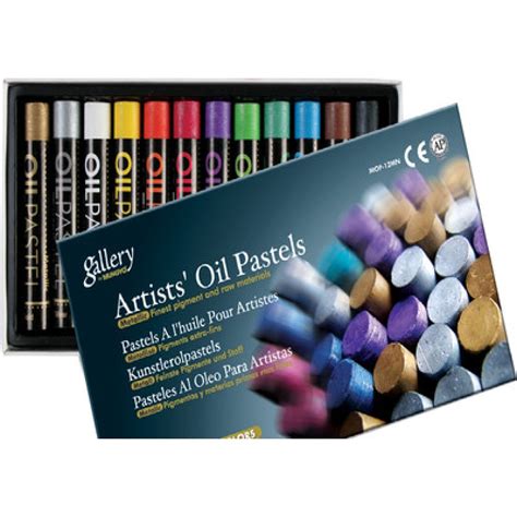 Mungyo Oil Pastel Crayons Set Of 12 Assorted Colours Mop 12 Mn Hndmd