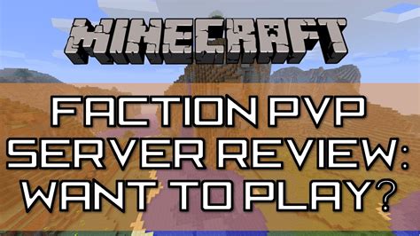 Minecraft New Faction Pvp Server Review Want To Play With Me Online
