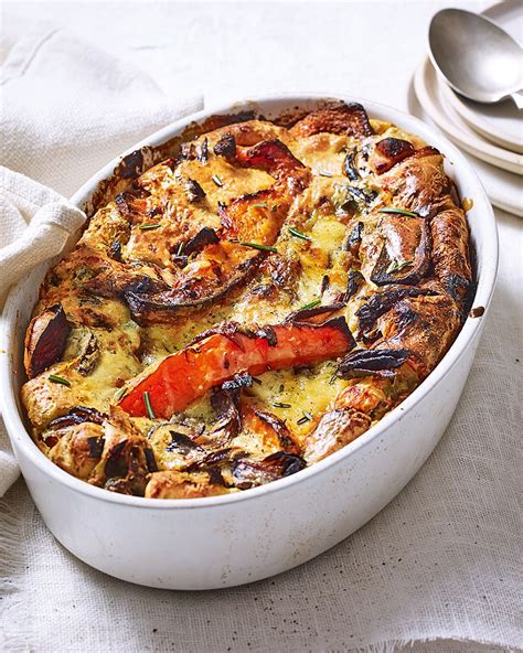 Whisk in enough soy milk to make a pancake batter style consistency. Squash and stilton veggie toad in the hole | Recipe in ...