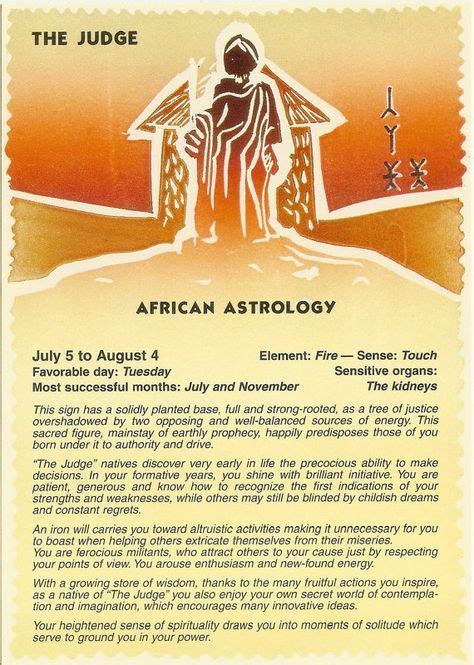 First Of All You Should Know That The African Astrology In One Of The Most Primitive And Most