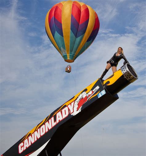 Female Human Cannonball Is Back At Quickchek Balloon Festival