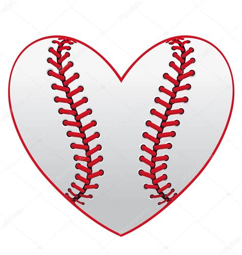 Baseball heart — Stock Vector © Seamartini #10932731