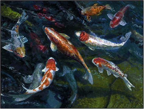 Famous Koi Painting At Paintingvalley Com Explore Collection Of